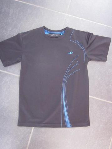 zwart-blauw sportshirt