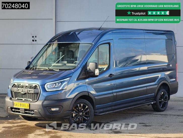 Ford Transit 165pk BPM VRIJ! Automaat Limited Raptor Grill B, Autos, Camionnettes & Utilitaires, Entreprise, Achat, Caméra de recul