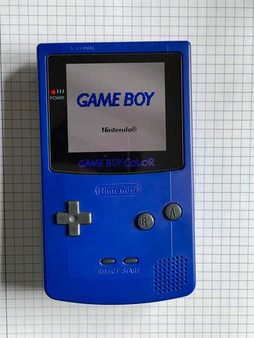 Gameboy color met OLED scherm en oplaadbare batterijen beschikbaar voor biedingen