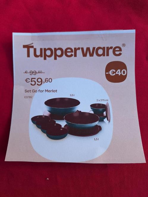 Set allegra kommen en tapasschaal, Huis en Inrichting, Keuken | Tupperware, Nieuw, Bak of Kom, Ophalen of Verzenden