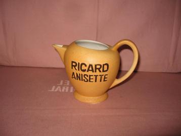 Ricard, pot un demi-litre, brune. RICARD ANISETTE., Enlèvement ou Envoi, Comme neuf, Ustensile