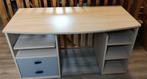 bureau in beuk met lades,lengte 1,40 m br 0,70m hoogte 0,72m, Huis en Inrichting, Ophalen, Gebruikt