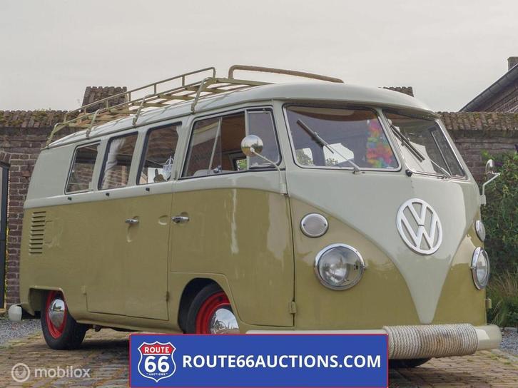 Volkswagen Transporter T1 | 1967 | Route 66 Auctions, Auto's, Oldtimers, Bedrijf, Te koop, Volkswagen, Benzine, Overige carrosserie