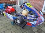 MS kart blue falcon met een GX390, Sport en Fitness, Karting, Ophalen, Gebruikt, Kart