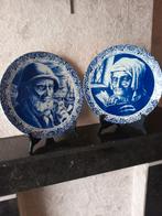Set van 2 mooie Delfts borden., Enlèvement