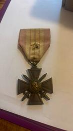 Croix de Guerre 1939. Met 1 ster. Bronzen. Frankrijk, Collections, Enlèvement ou Envoi