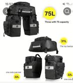 Waterbestendige fietstassen, Fietsen en Brommers, Ophalen, Nieuw