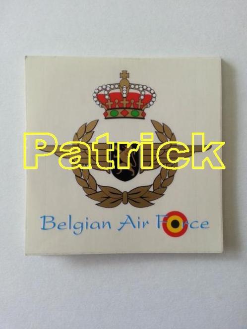 ABL #59 - STICKER BELGIAN AIR FORCE, Collections, Objets militaires | Général, Armée de l'air, Enlèvement ou Envoi