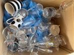 Glazen: bierglazen, wijnglazen, waterglazen, Verzamelen, Glas en Drinkglazen, Ophalen, Zo goed als nieuw, Bierglas