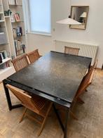 Table salle à manger et deux meubles assortis, Enlèvement, Utilisé, Métal