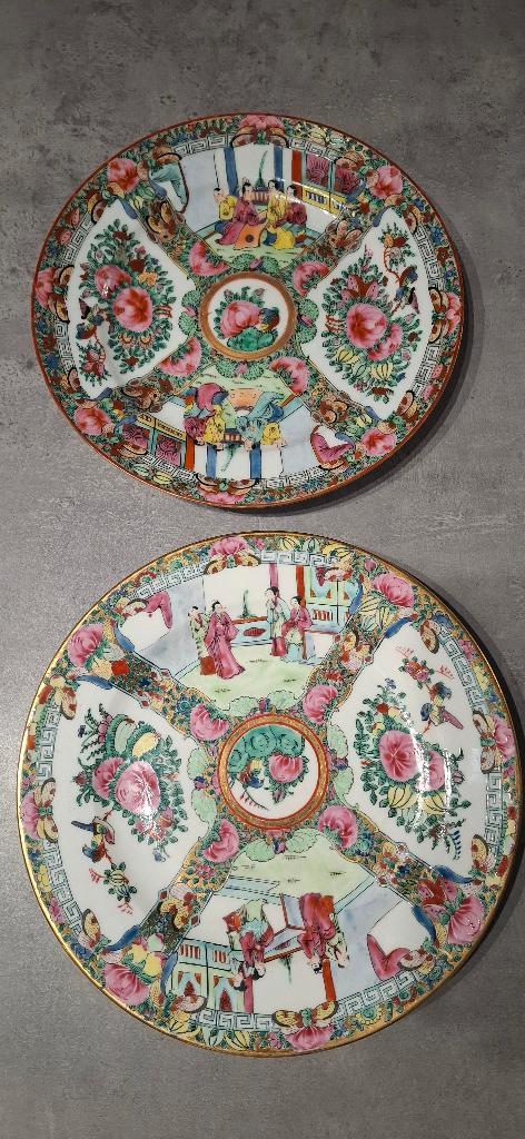 Rose medallion famille borden, Antiek en Kunst, Antiek | Servies los, Ophalen of Verzenden