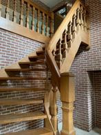 Volhouten binnentrap + balustrade IN ERG GOEDE STAAT, Doe-het-zelf en Bouw, Ophalen, Gebruikt, Trap, 2 tot 4 meter