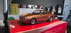 Porsche 911 Carrera 2.7 Coupe koper oranje 1:18 GT-SPIRIT, Ophalen of Verzenden, Zo goed als nieuw, Auto, Overige merken