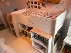 Halfhoogslaper met kast en bureau, Maison & Meubles, 90 cm, Lit mi-hauteur mezzanine, Une personne, Enlèvement