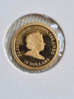 10 dollars Cook Islands, Postzegels en Munten, Munten | Oceanië, Ophalen, Losse munt, Goud