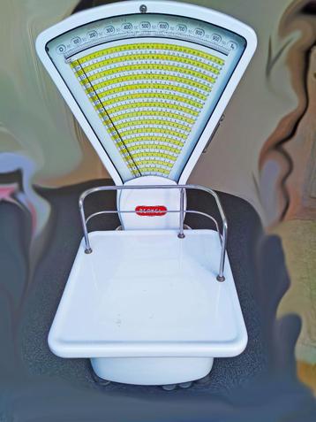 Berkel email weegschaal type L uit 1960, Electroménager, Moins de 10 kg, Balance de magasin, Analogique, Comme neuf