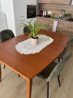 Eettafel, Huis en Inrichting, Tafels | Eettafels, Ophalen, Gebruikt, 100 tot 150 cm, Vijf personen of meer