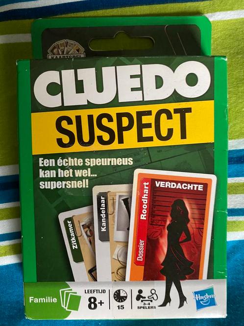 Cluedo Suspect, Hobby en Vrije tijd, Gezelschapsspellen | Kaartspellen, Ophalen of Verzenden