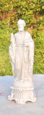 saint joseph en biscuit blanc numeroté 49, Antiquités & Art, Enlèvement ou Envoi