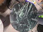 Marmeren bijzettafels, Huis en Inrichting, Overige materialen, Minder dan 55 cm, Gebruikt, Rond