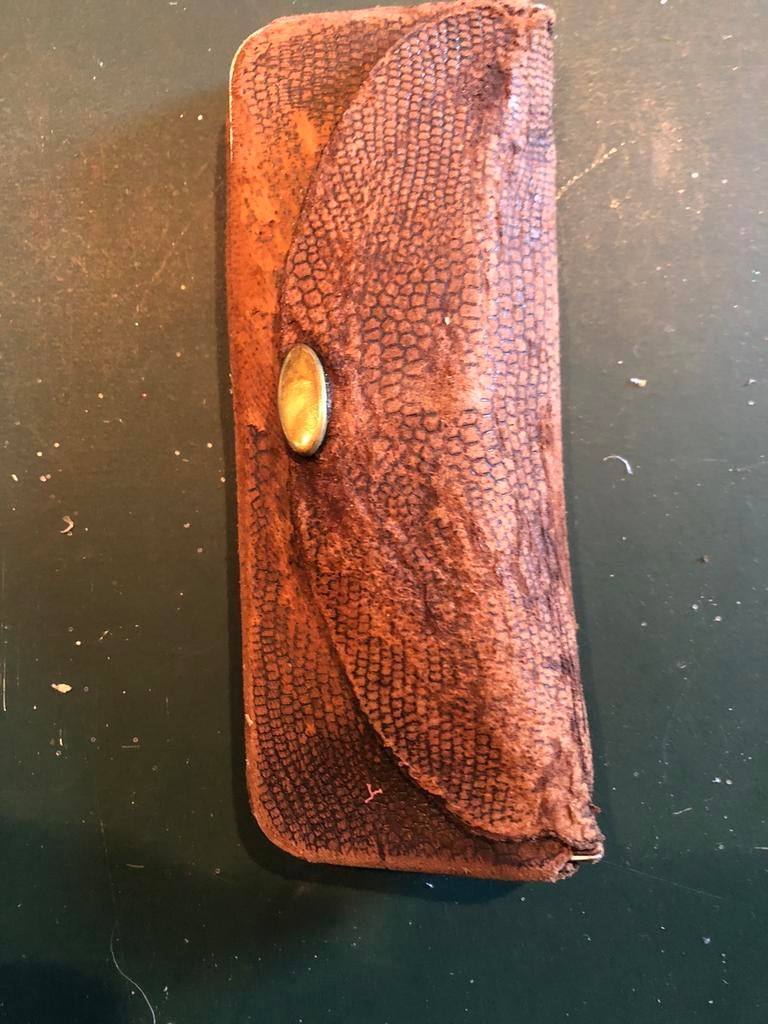 Oud bril etuitje, Handtassen en Accessoires, Portemonnees, Ophalen of Verzenden, Zo goed als nieuw