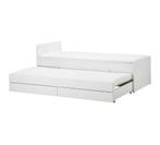 Ikea bed met onderbed en opberger te koop, Huis en Inrichting, Ophalen, Gebruikt
