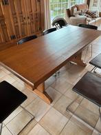 volle eiken tafel, Huis en Inrichting, Tafels | Eettafels, Ophalen, Gebruikt