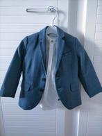 Combinatie blauwe blazer met wit gekleed hemd H&M, maat 92, Ophalen of Verzenden