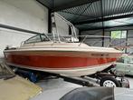 Boot polyester met binneboordmotor v6 bj:1987, Ophalen, Gebruikt, Binnenboordmotor, 6 meter of meer