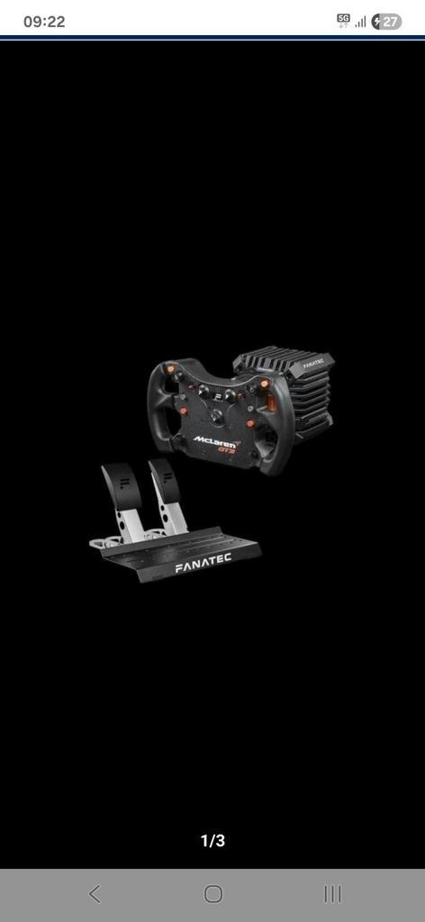 Fanatec race setup, Computers en Software, Joysticks, Zo goed als nieuw, Ophalen