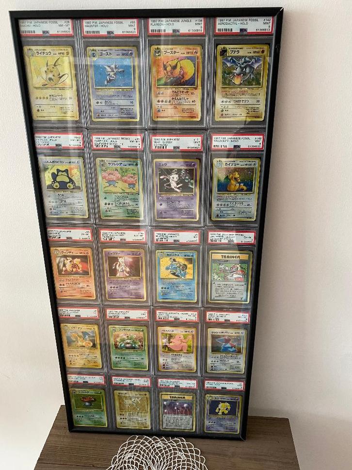 Pokémon 20 Graded PSA Kaarten Ingelijst in Display / Frame, Hobby en Vrije tijd, Verzamelkaartspellen | Pokémon, Nieuw, Losse kaart