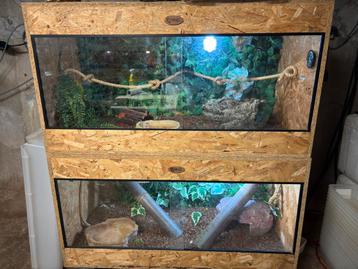 Lege Terrariums beschikbaar voor biedingen