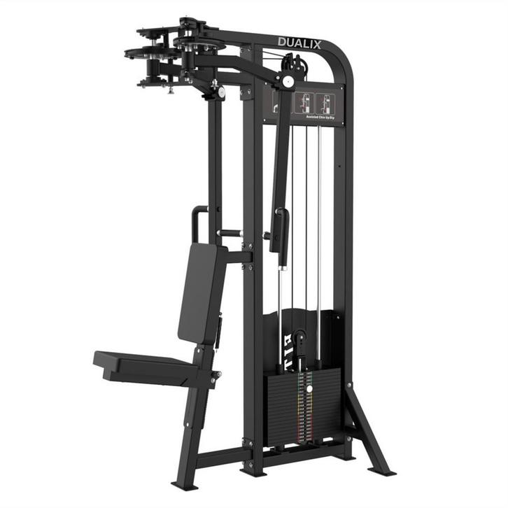 Dualix Titan Dual Rear Delt en Pec Fly 120 kg Stack – Black, Sport en Fitness, Fitnessmaterialen, Nieuw, Ophalen of Verzenden