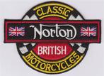 Norton Classic British motorcycles stoffen opstrijk patch em, Motos, Accessoires | Autre, Neuf