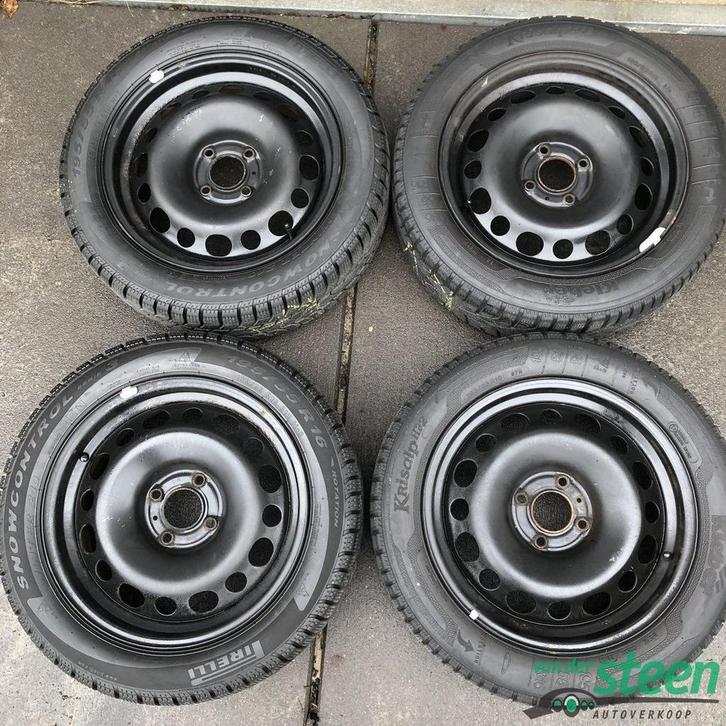 195-55-16 91H Citroen C3 Picasso Winterbanden Set 3PMSF 4 x, Auto-onderdelen, Banden en Velgen, Banden en Velgen, Winterbanden