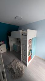 Lit mezzanine avec bureau, Enlèvement, Comme neuf, Lit mezzanine