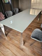 Glazen Tafel, Huis en Inrichting, Tafels | Eettafels, Ophalen, 100 tot 150 cm, 200 cm of meer, Vijf personen of meer