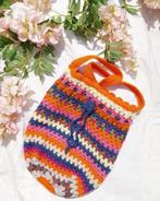 🌻 Handgemaakte gehaakte emmertas uit de jaren 70 🌻, Ophalen of Verzenden, Nieuw, Overige kleuren, Overige typen