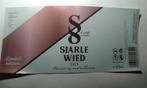 Étiquette de bière « Sjarle Wied », Enlèvement ou Envoi, Neuf