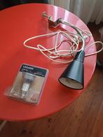 Bureaulamp met klem + extra lamp, Huis en Inrichting, Minder dan 50 cm, Gebruikt, Ophalen of Verzenden, Metaal