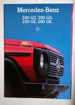 Mercedes G Class 1987-catalogus in het Frans, Ophalen, Zo goed als nieuw, Mercedes