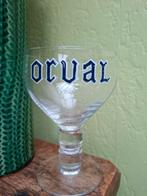 Bierglas Orval met opschrift in emaille, Verzamelen, Ophalen of Verzenden, Zo goed als nieuw