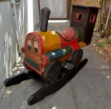 Vintage Rocking train, Enlèvement, Comme neuf