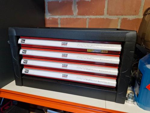 Hbm opzet werkkoffer., Doe-het-zelf en Bouw, Gereedschapskisten, Zo goed als nieuw, Ophalen