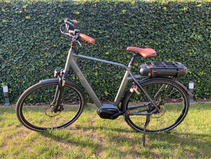 Elektrische heren fiets Qwic premium MN8+ belt, Fietsen en Brommers, Elektrische fietsen, Zo goed als nieuw, Qwic, 55 tot 59 cm