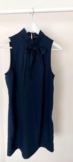 Donkerblauw Kleedje/Jurk met of zonder strik, Blauw, Vero Moda, Zo goed als nieuw, Boven de knie