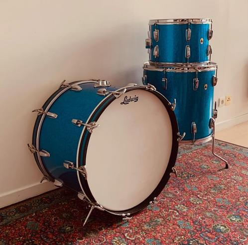 Vintage LUDWIG 60s - "Super Classic" 22/13/16 !, Muziek en Instrumenten, Drumstellen en Slagwerk, Ludwig, Ophalen of Verzenden