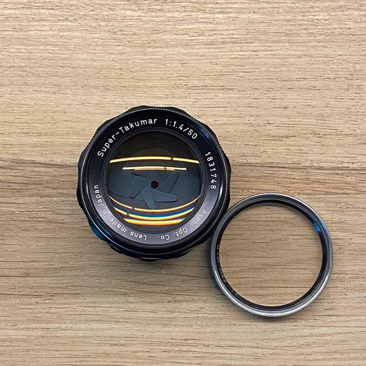 Super-Takumar 50mm f1.4* perfecte staat, Audio, Tv en Foto, Fotocamera's Analoog, Zo goed als nieuw, Spiegelreflex, Pentax, Ophalen of Verzenden