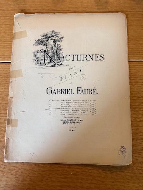 Gabriel Fauré – Nocturne nr. 5, Muziek en Instrumenten, Bladmuziek, Gebruikt, Artiest of Componist, Klassiek, Piano, Ophalen of Verzenden