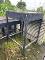 Tuin/bar set, Wicker, Tuinset, Eettafel, Gebruikt